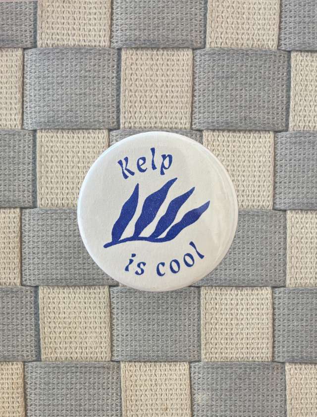 Kelp is Cool Riso Button