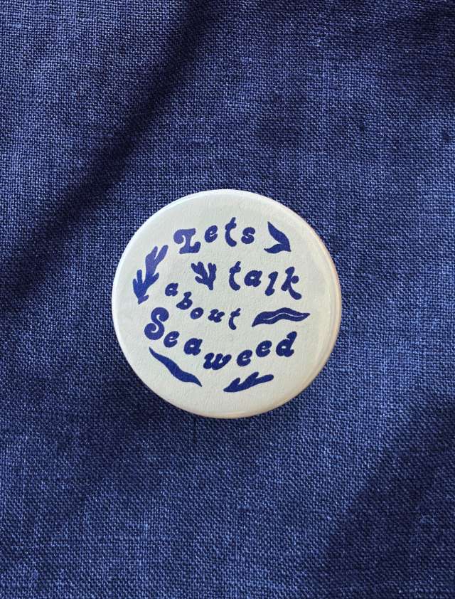 Seaweed Riso Button