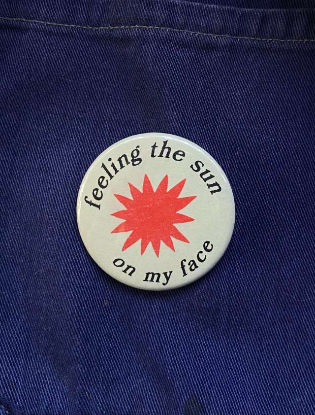 Feeling the Sun Riso Button