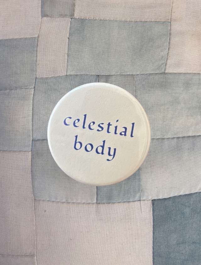 Celestial Body Riso Button