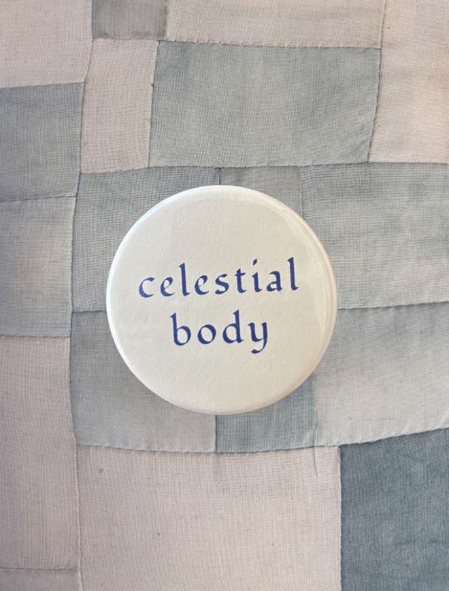 Celestial Body Riso Button