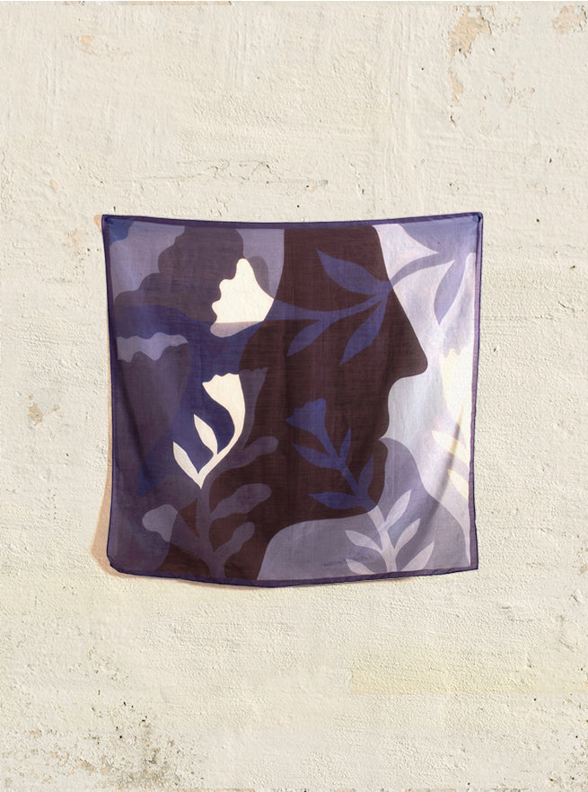 Twilight Hour Silk Scarf