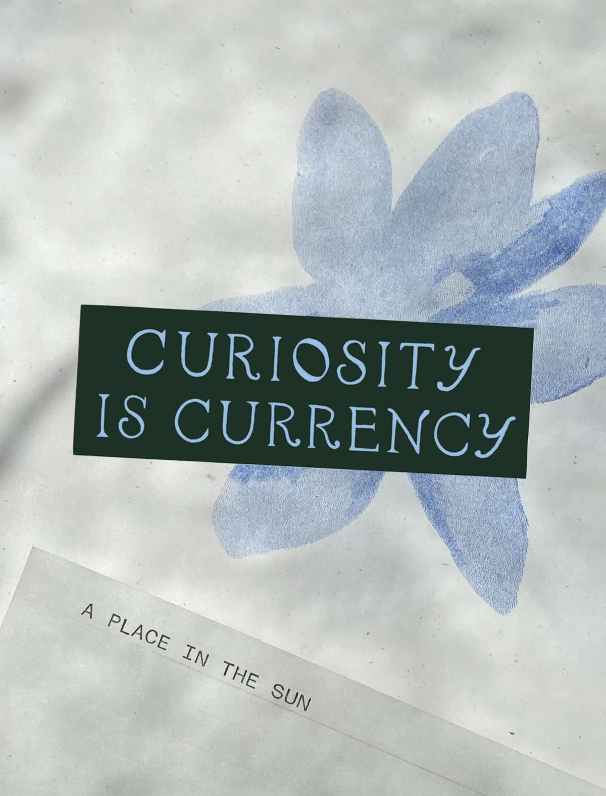 Curiosity is Currency Bumper Sticker