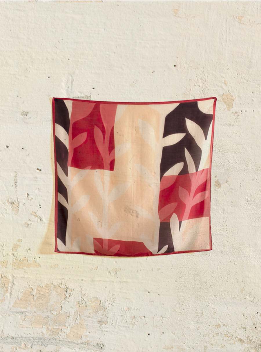Sprig Silk Scarf
