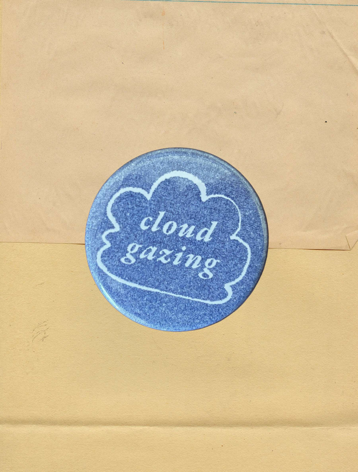 Cloud Gazing Riso Button